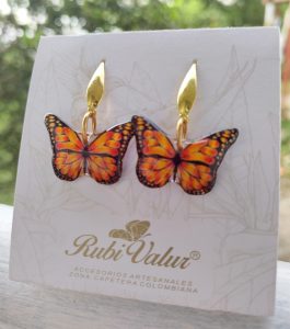 Aretes Mariposa Sencillos