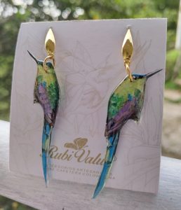 Aretes Sencillos Colibrí